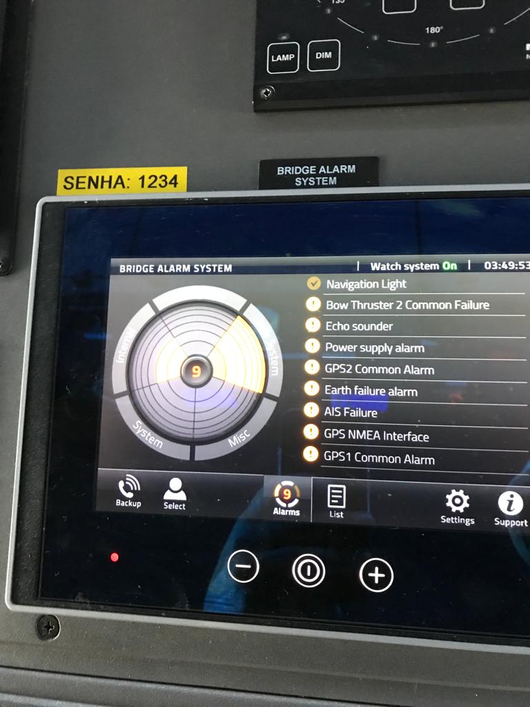 Apoio em provas de mar